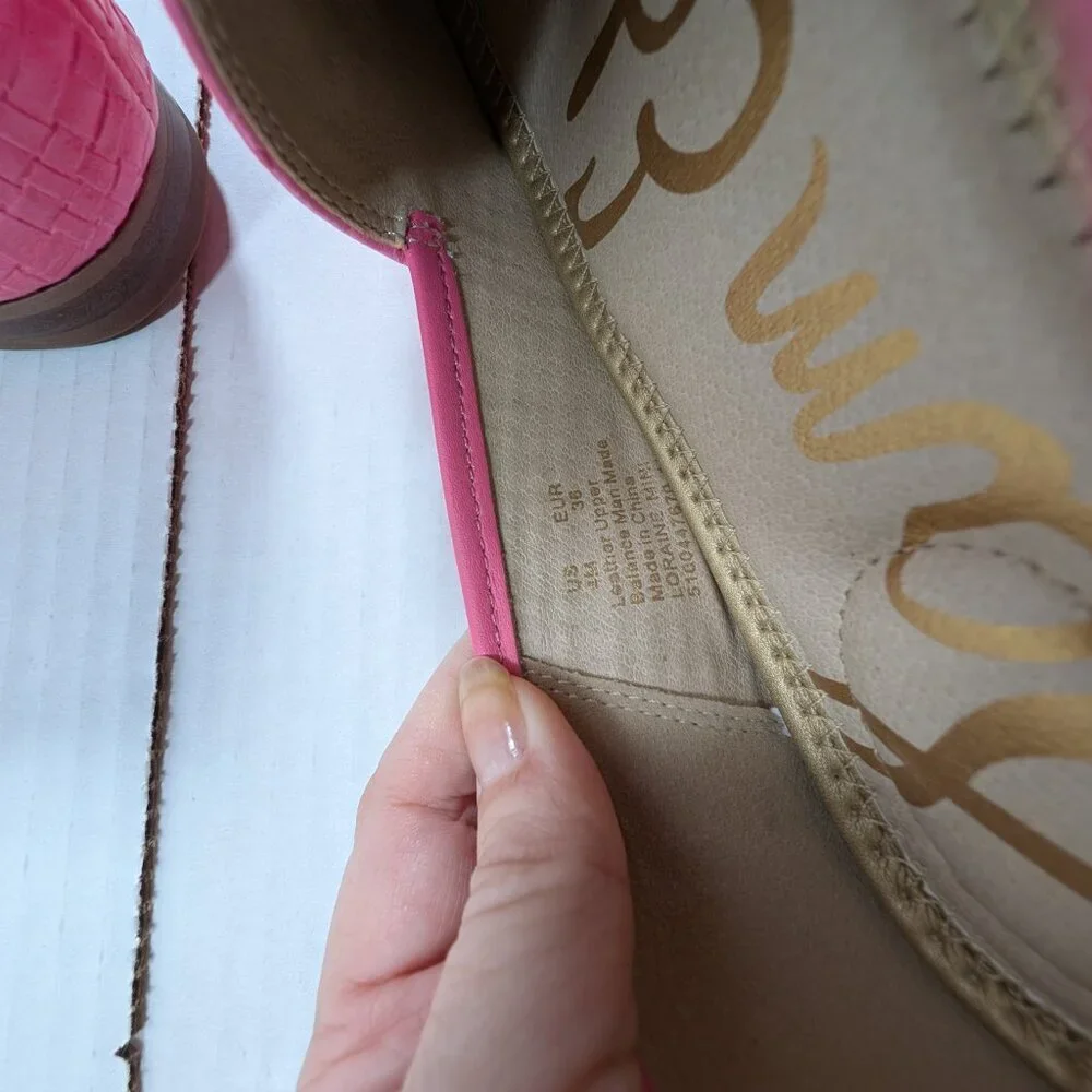 Girls Sam Edelman Loraine Loafer Size 4 Pink